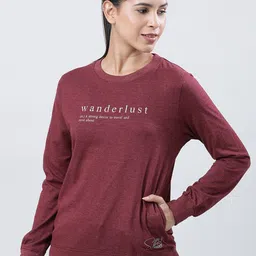 Lovable Sport Typography Printed Ribbed Sweatshirt-image-60