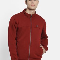 Octave Men Maroon Sweatshirt-image-50