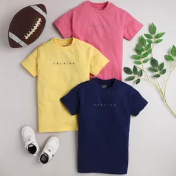 CELSIUS Kids Pack Of 3 Short Sleeves T-shirt-image-35