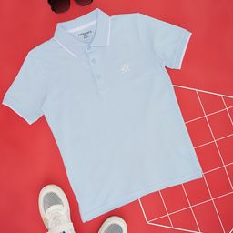 Pantaloons Junior Boys Mandarin Collar Applique T-shirt-image-60