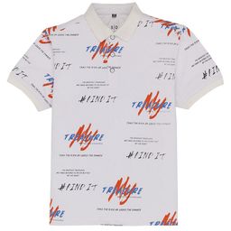 Status Quo Kids Typography Printed Polo Collar T-shirt-image-25