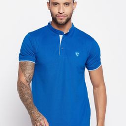 Camey Henley Neck Cotton T-shirt-picture-1