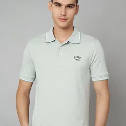 ENDEAVOUR WEAR Men Polo Collar Applique T-shirt-picture-32