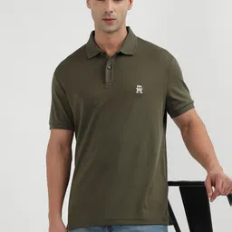 Tommy Hilfiger Polo Collar Cotton T-shirt-image-74