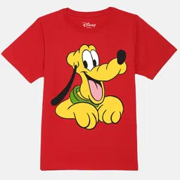 YK Disney Boys Goofy Printed Pure Cotton T-shirt-image-83