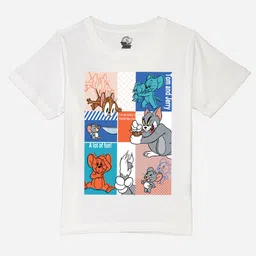 YK Warner Bros Boys Tom & Jerry Printed Pure Cotton T-shirt-picture-34