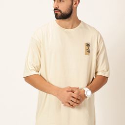 Thomas Scott Graphic Printed Bio Finish Pure Cotton Oversized T-shirt-image-66