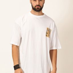 Thomas Scott Graphic Printed Bio Finish Pure Cotton Oversized T-shirt-image-44