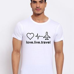 FERANOID Men White Typography Printed Bio Finish Applique T-shirt-image-58