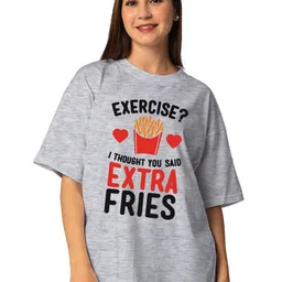 STATUS MANTRA Typography Printed Drop-Shoulder Sleeves Oversized T-shirt-image-5