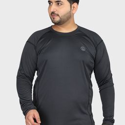 CHKOKKO Round Neck Raglan Sleeves Regular Fit T-shirt-image-95
