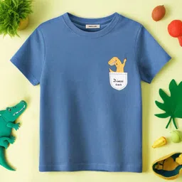 INCLUD Boys Graphic Printed Round Neck Short Sleeves T-shirt-image-6