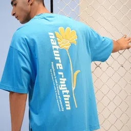 HIGHLANDER Printed Round Neck Short Sleeves Cotton T-shirt-image-17