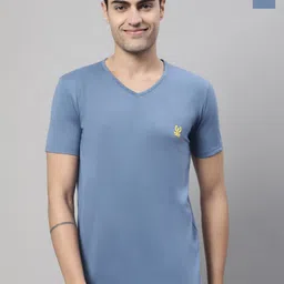 mack jonney VIMAL JONNEY Pack Of 2 V-Neck Short Sleeves Cotton T-shirt-picture-38