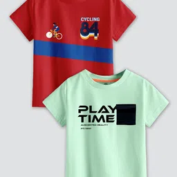 CODEZ Boys 2 Printed Cotton T-shirts-picture-15