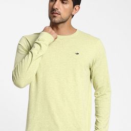 Red Flame Round Neck Long Sleeves Regular Fit Cotton T-shirt-image-86