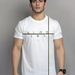 Elibolz Typography Printed Cotton T-shirt-image-100