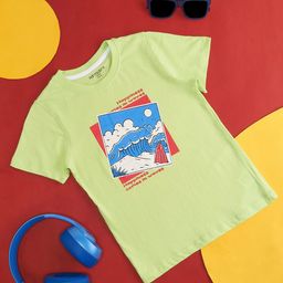 Pantaloons Junior Boys Graphic Printed Cotton T-shirt-picture-32