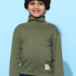 TALES & STORIES Boys High Neck Applique High Neck Cotton T-shirt-picture-27