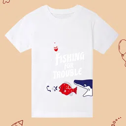 BAESD Boys Typography Printed Round Neck Cotton Casual T-shirt-image-89