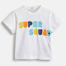 Chicco Boys Typography Printed Round Neck Cotton T-shirt-image-49