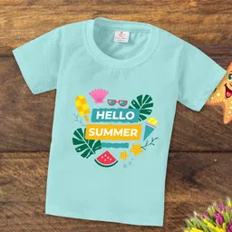 Babywish Kids Round Neck Graphic Printed Cotton T-shirt-picture-36