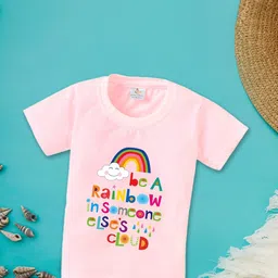 Babywish Kids Round Neck Graphic Printed Cotton T-shirt-image-56