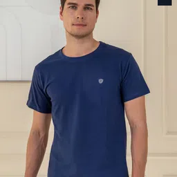 Lux Cozi Pack Of 2 Short Sleeves Round Neck Cotton Casual T-Shirts-image-73