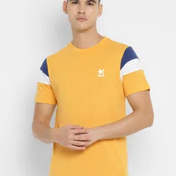 HRX by Hrithik Roshan Men Colourblocked Applique T-shirt-image-98
