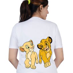 TAJNAN Women Printed Applique T-shirt-image-35