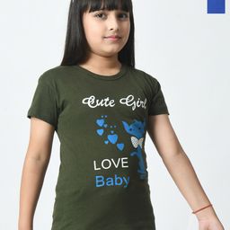 BAESD Girls 2 Printed Applique T-shirt-image-65