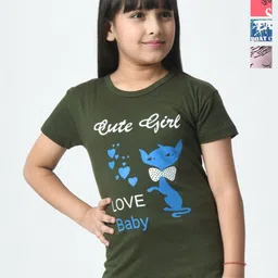 BAESD Girls 4 Printed Applique T-shirt-image-20