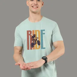 STELLERS Men Printed Applique T-shirt-image-42