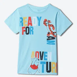 YK Disney Boys Winnie The Pooh Printed Short Sleeves T-shirt-image-37