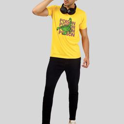 Greylongg Graphic Printed Round Neck T-shirt-image-90