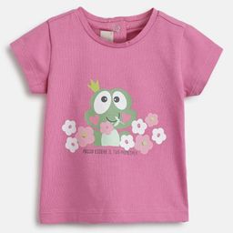 Chicco Girls Graphic Printed Round Neck Cotton T-shirt-image-77