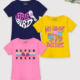 YK X Trampoline Girls 3 Printed Applique T-shirt-image-26