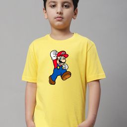 Friskers Boys Printed Short Sleeves Round Neck Regular Fit Cotton T-shirt-picture-26
