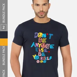 CHOZI Pack Of 2 Printed Cotton T-shirt-picture-18