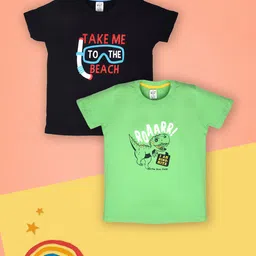 Lux Cozi Boys Pack Of 2 Printed T-shirt-image-60