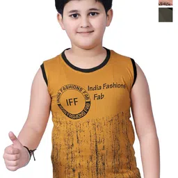 BAESD Boys Pack Of 3 Typography Printed Cotton T-shirts-image-89