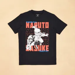 Pantaloons Junior Boys Graphic Printed Round Neck Cotton T-shirt-image-13