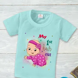 Babywish Kids Typography Printed Round Neck Regular Sleeves Applique Cotton T-shirt-image-84