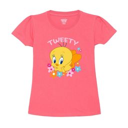 Wear Your Mind Girls Tweety Printed Cotton T-shirt-picture-43