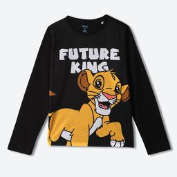 YK Disney Boys Simba Printed Round Neck Long Sleeves T-shirt-image-59