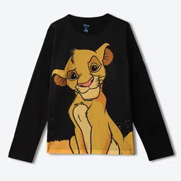 YK Disney Boys Simba Printed Round Neck T-shirt-image-10