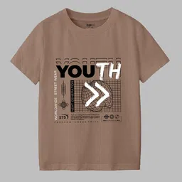BAESD Boys Typography Printed Applique T-shirt-image-14