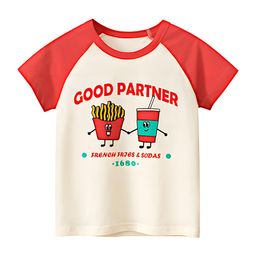 BAESD Girls Typography Printed Round Neck Cotton T-shirt-image-63