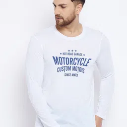 THE MILLION CLUB Typography Printed Cotton Casual T-shirt-image-58