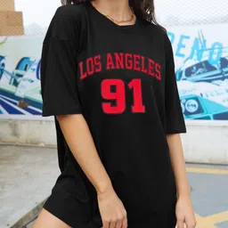 TRENDY RABBIT Women Typography Printed Applique T-shirt-image-60